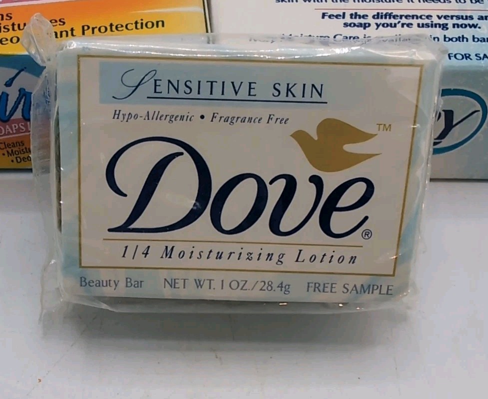 Lot Of 3 Vintage Deodorant Soap Bars 2oz/1oz Each New & Sealed NOS