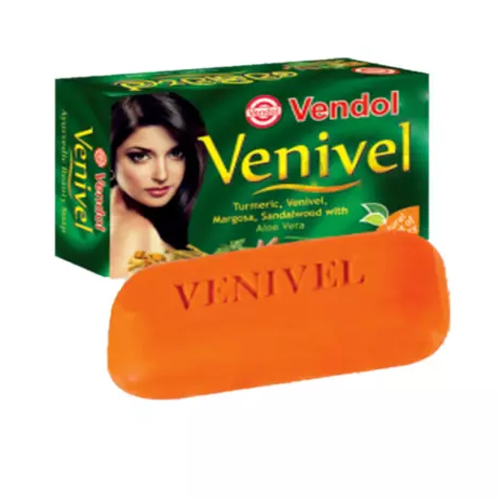 Vendol Venivel Ayurvedic Natural Germ Killing Deep Cleansing Beauty Soap 80g Bar