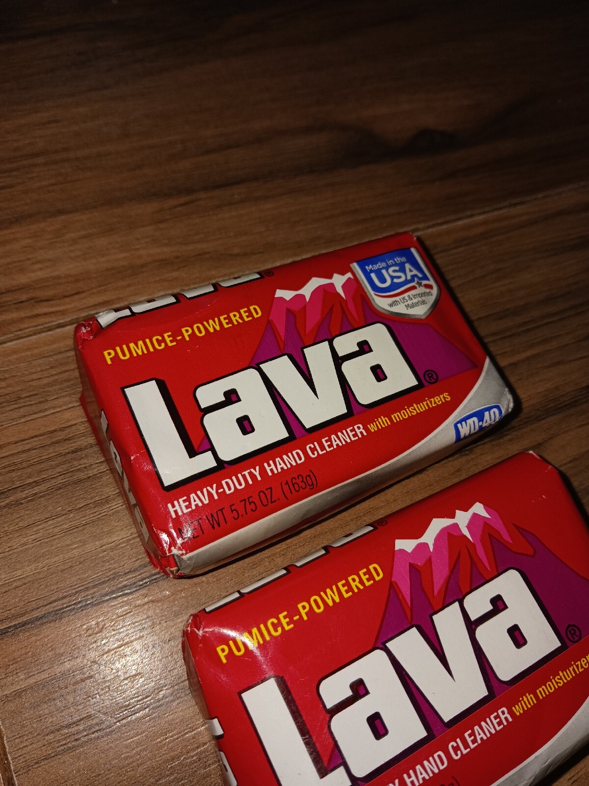 Vintage Hand Soap LAVA 4 Ounce Bar Pumice Powered Up – Lot Of Two-2 NOS WD-40