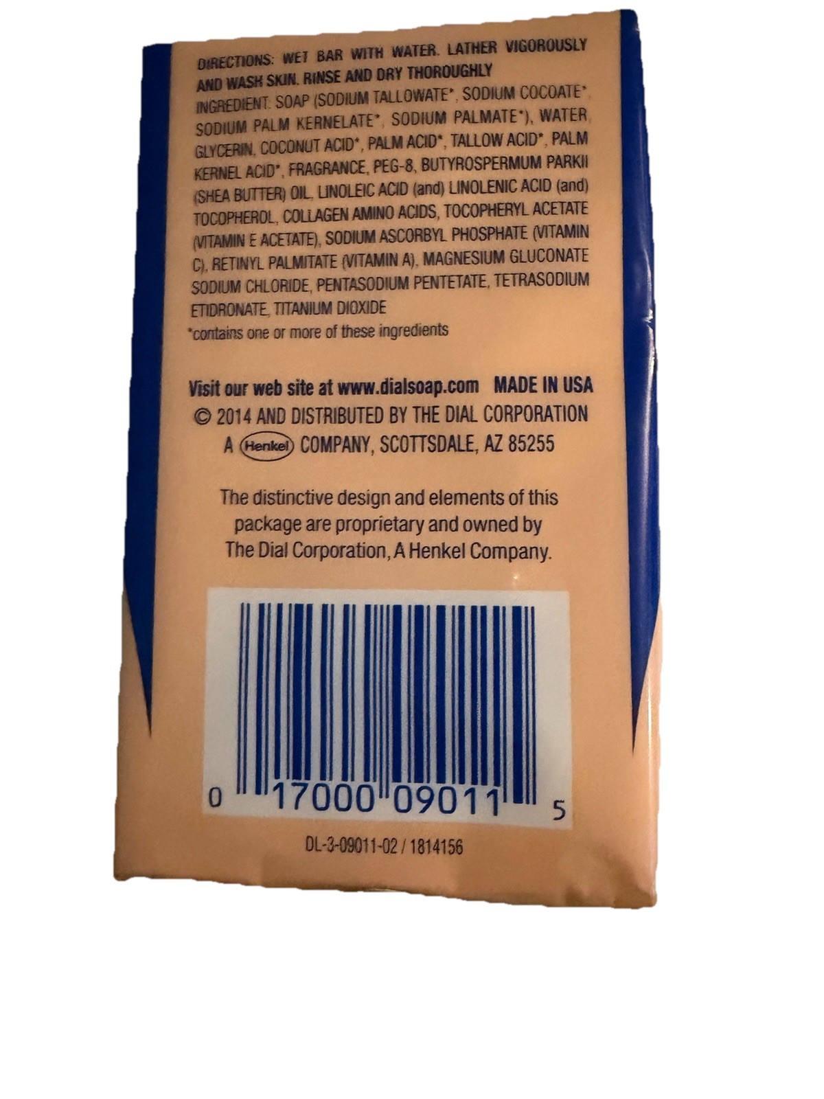 Dial Glycerin Soap Bars 6 Count 3.2 Oz White Peach And Shea Butter DISCONTINUED