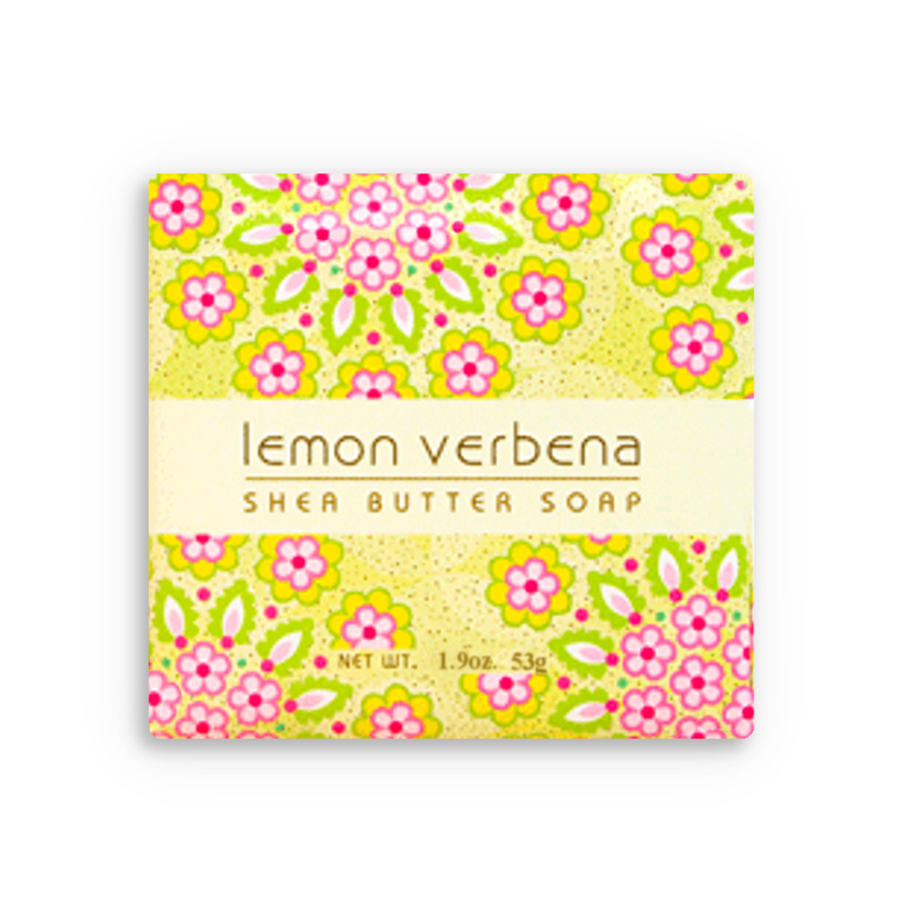Greenwich Bay 1.9oz Soap, Lemon Verbena – Set of 4 (R5H027)