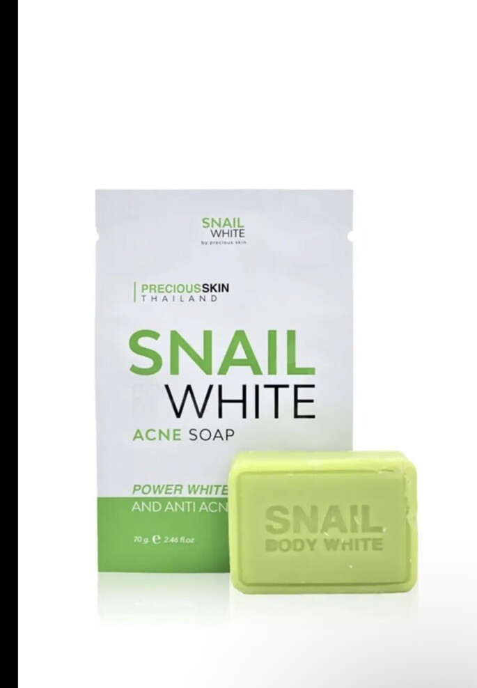 Snail Body Whit Anti Acne Soap Whiteni Skin Body & Face Reduce Acne 70g