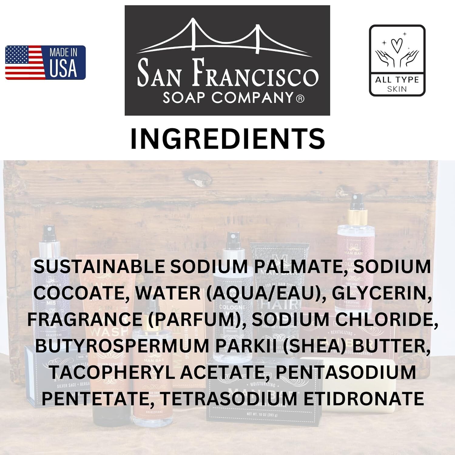 San Francisco Soap Company Btch Bars – 10oz – Brazilian Sun & Vanilla Salt