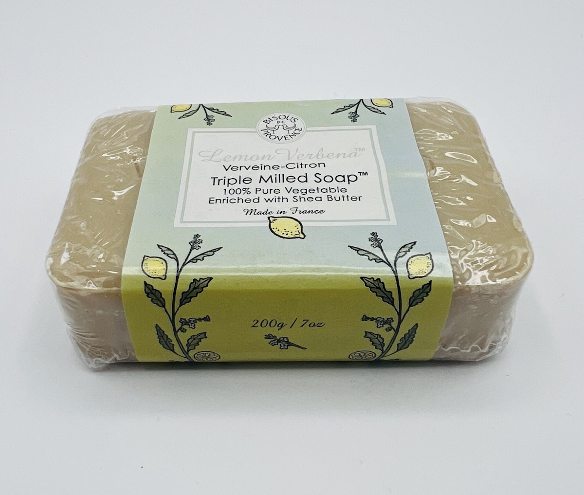 Trader Joe’s Bisous de Provence LEMON VERBENA Triple Milled Soap Shea Butter