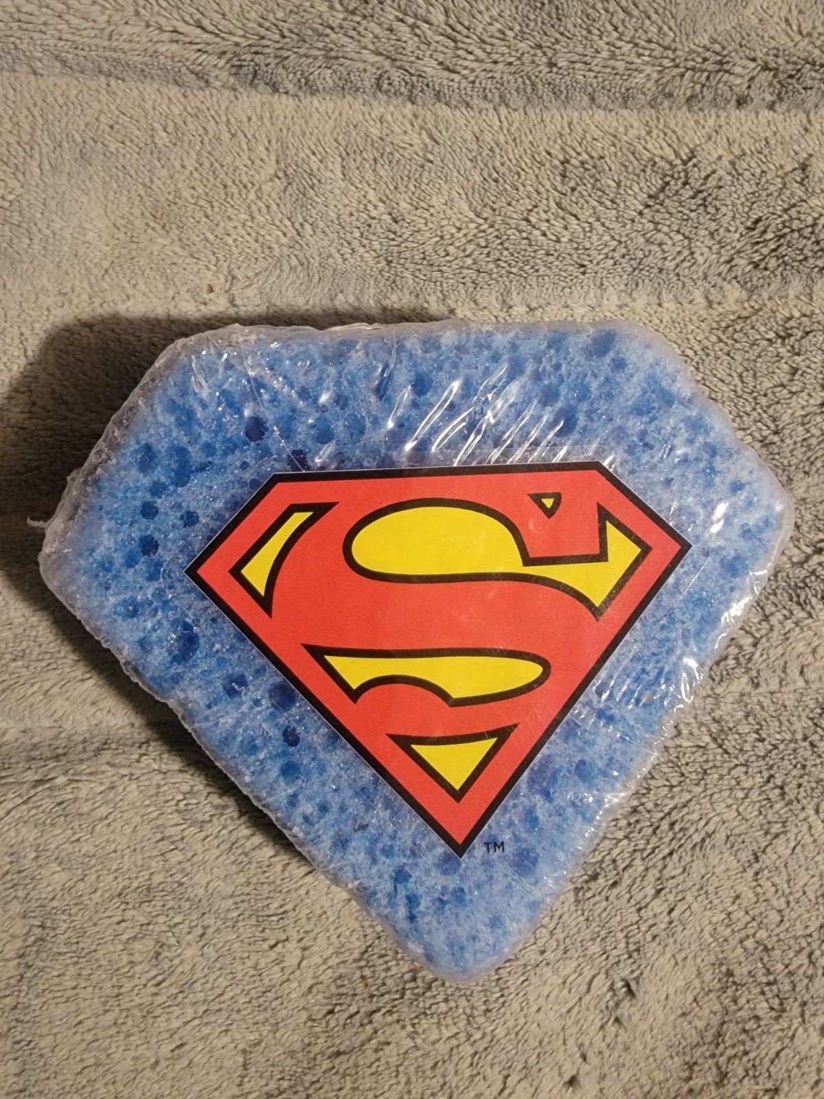 Spongellé Superman Citrus Body Buffer DC Super Hero Collection Body Wash Bar
