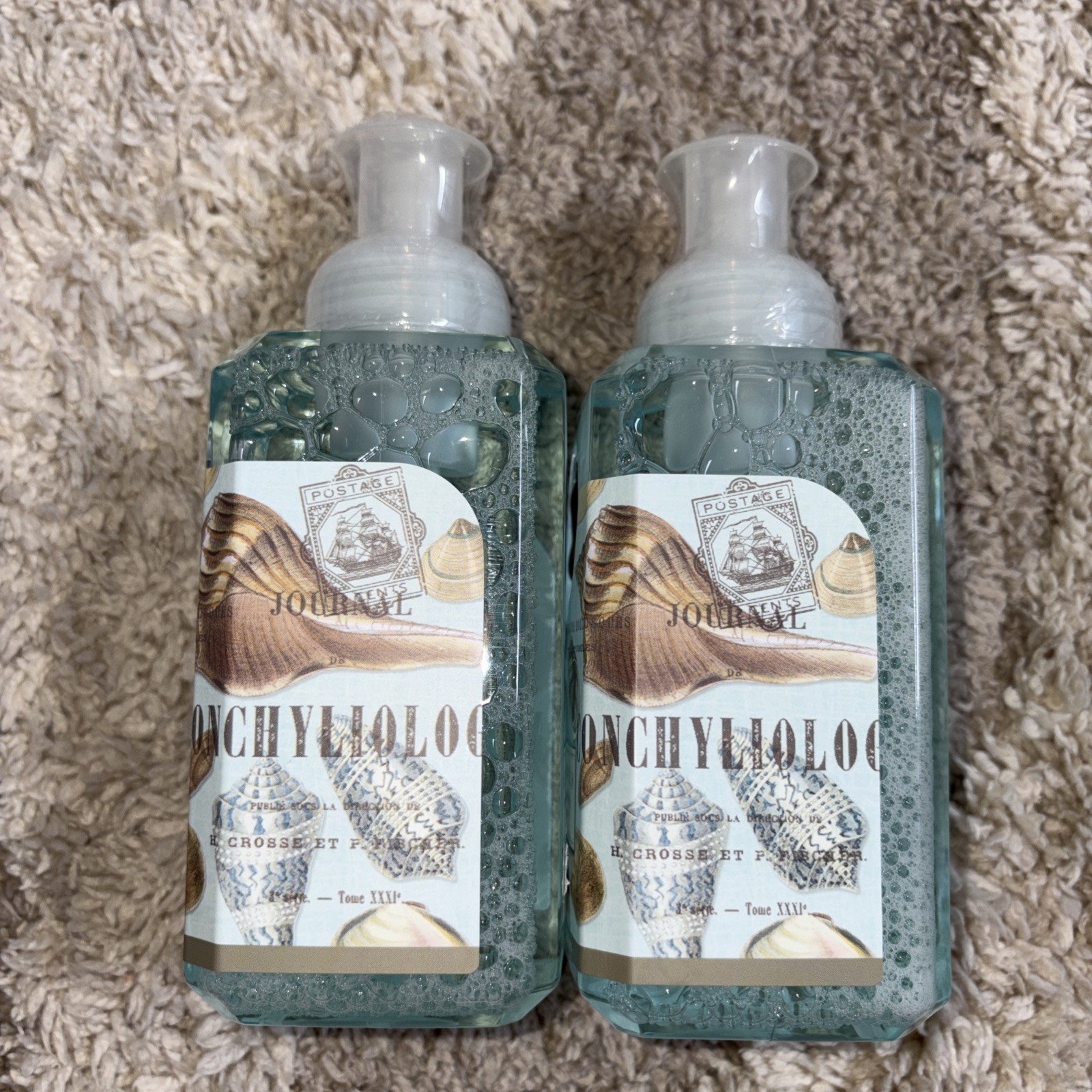 Sealed Michel Design Works Shea Butter Foaming Hand Soap SEASHELLS 17.8 Oz Lot 2