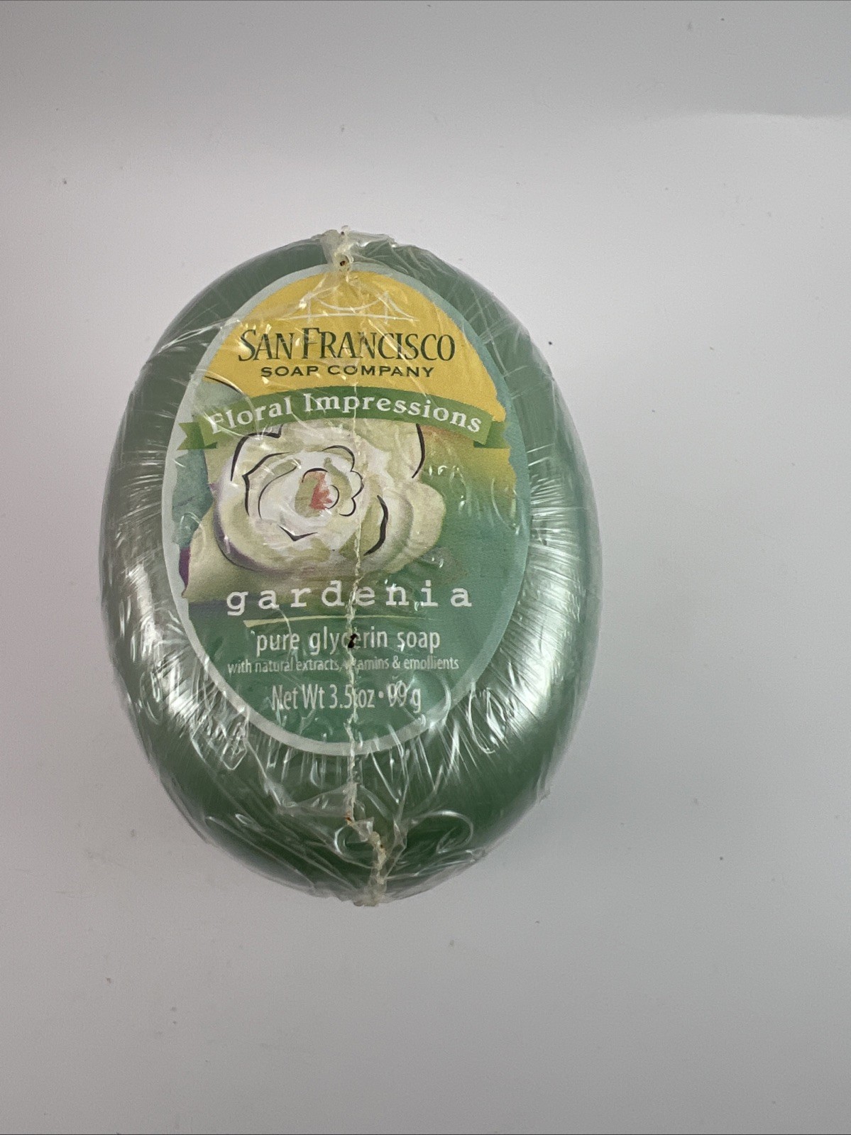 3 Pk San Francisco Soap Company Floral Gardenia Pure Glycerin Soap 3.5 oz.