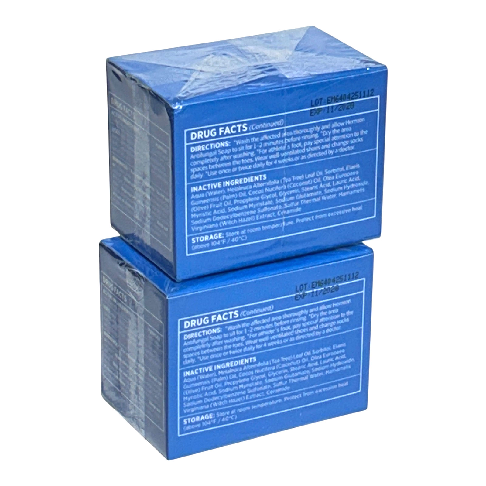 (2) Hermon Antifungal Soap with Tea Tree Oil Antifungal Bar Soothing Care