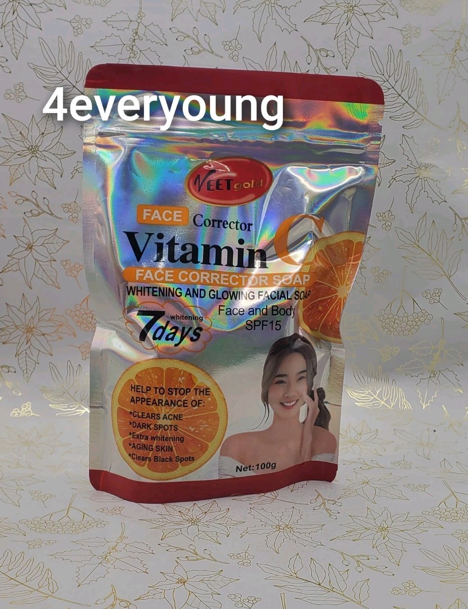 Veet Gold Vitamin-C Face Corrector Whitening & Glowing Face Soap 💯% Effective