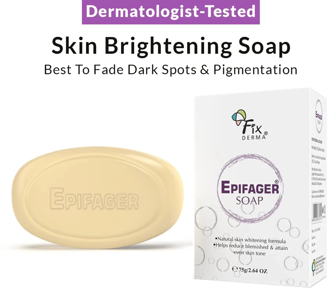 Fixderma Cleansing Soap 75 g Fast Shipping