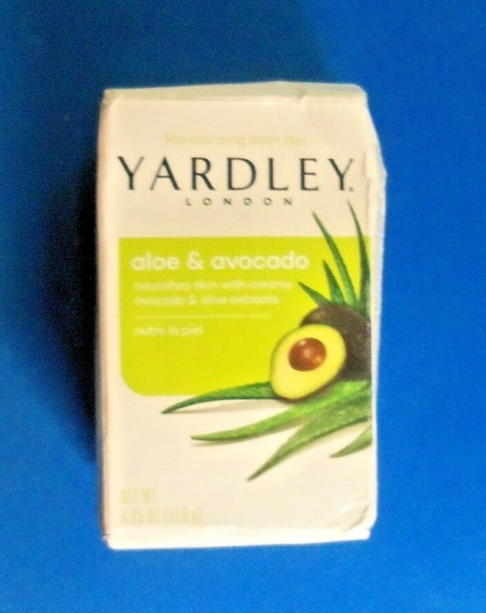 YARDLEY ALOE & AVACADO 4.25 Oz Soap Bath Bar Relaxing Fragrance T-71