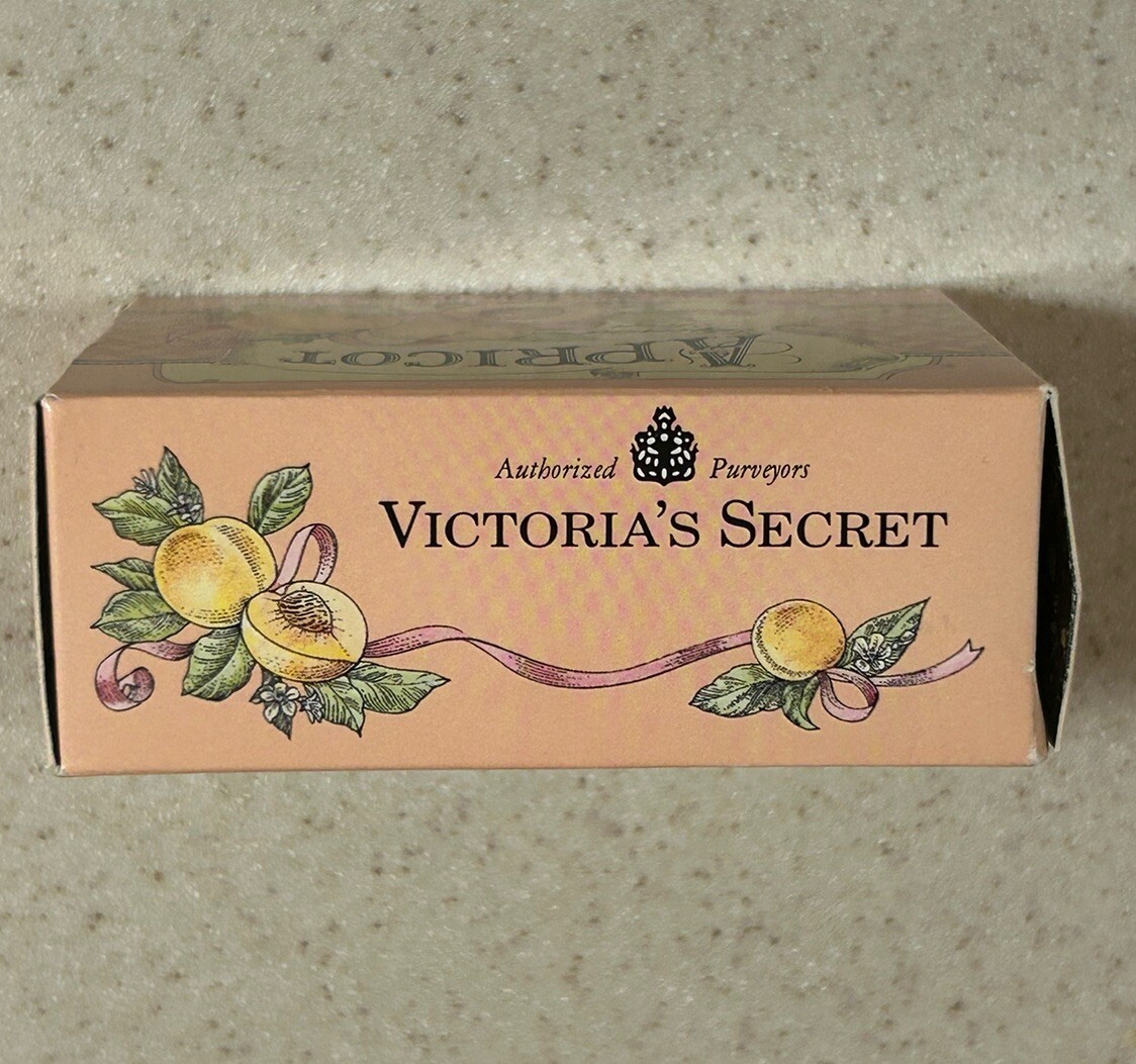 Victoria’s Secret Vintage 1988 Apricot Glycerin Soap Bar 4.4 oz NOS￼