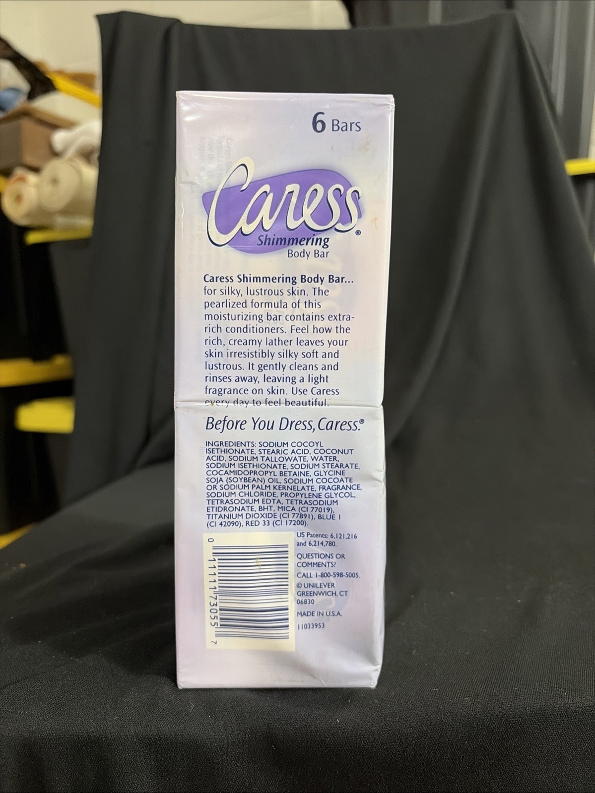 Vtg Caress Shimmering Beauty Body Bar, 6 Bars 4.25 oz Silky Lustrous Skin