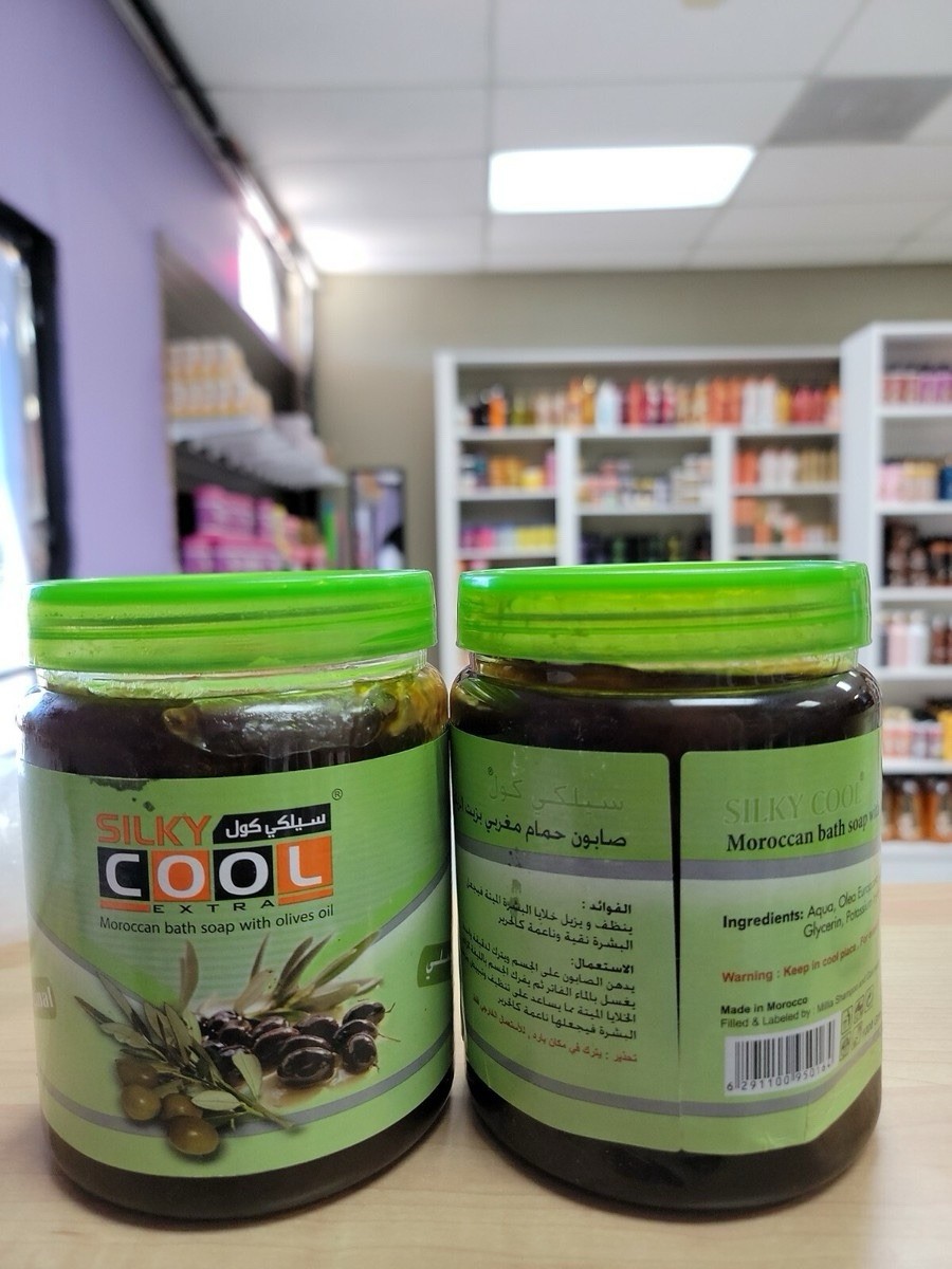 Silky Cool Moroccan Bath Soap With Olives Oil 500 ml.