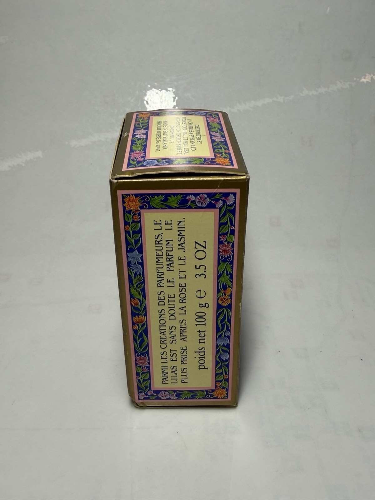 NEW Crabtree & Evelyn Savon Persian Lilac Bath Bar Soap 3.5 oz DISCONTINUED VTG