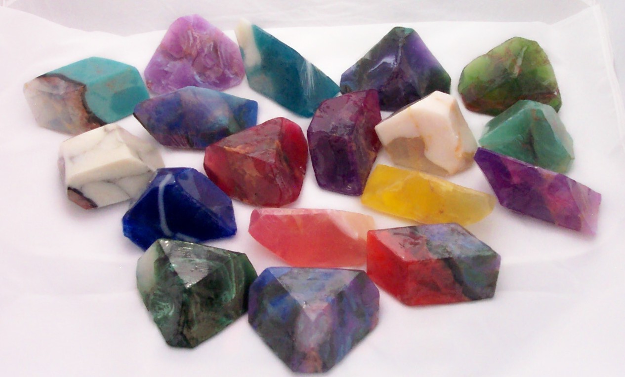 T S Pink SoapRocks, ROCKLET Medium Size Rocks Mineral Crystal Gemstone Soap Rock