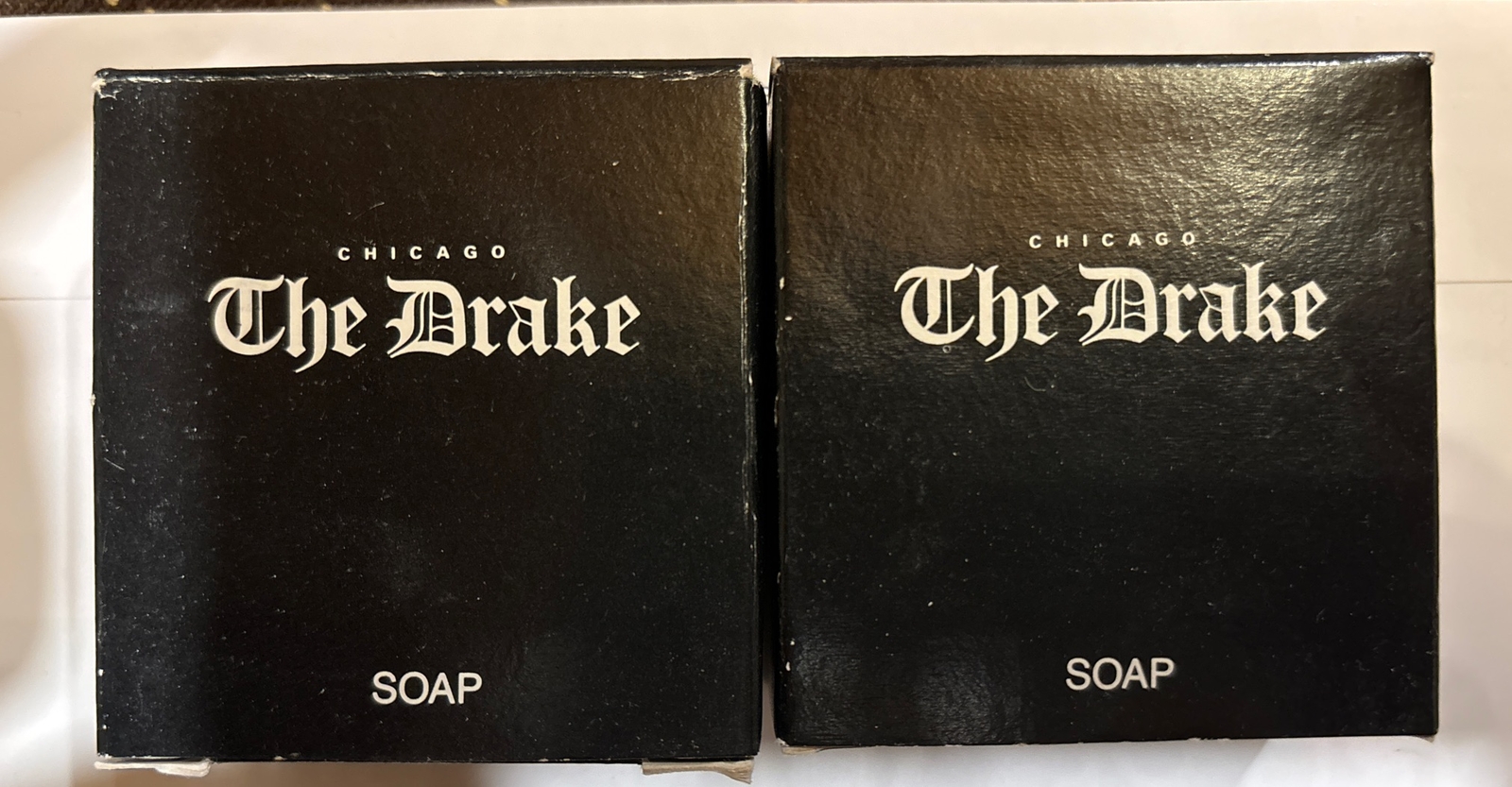 NEW Lot Of 2 VINTAGE The Drake Chicago Hotel Soap in Case NOS 1.2 Oz