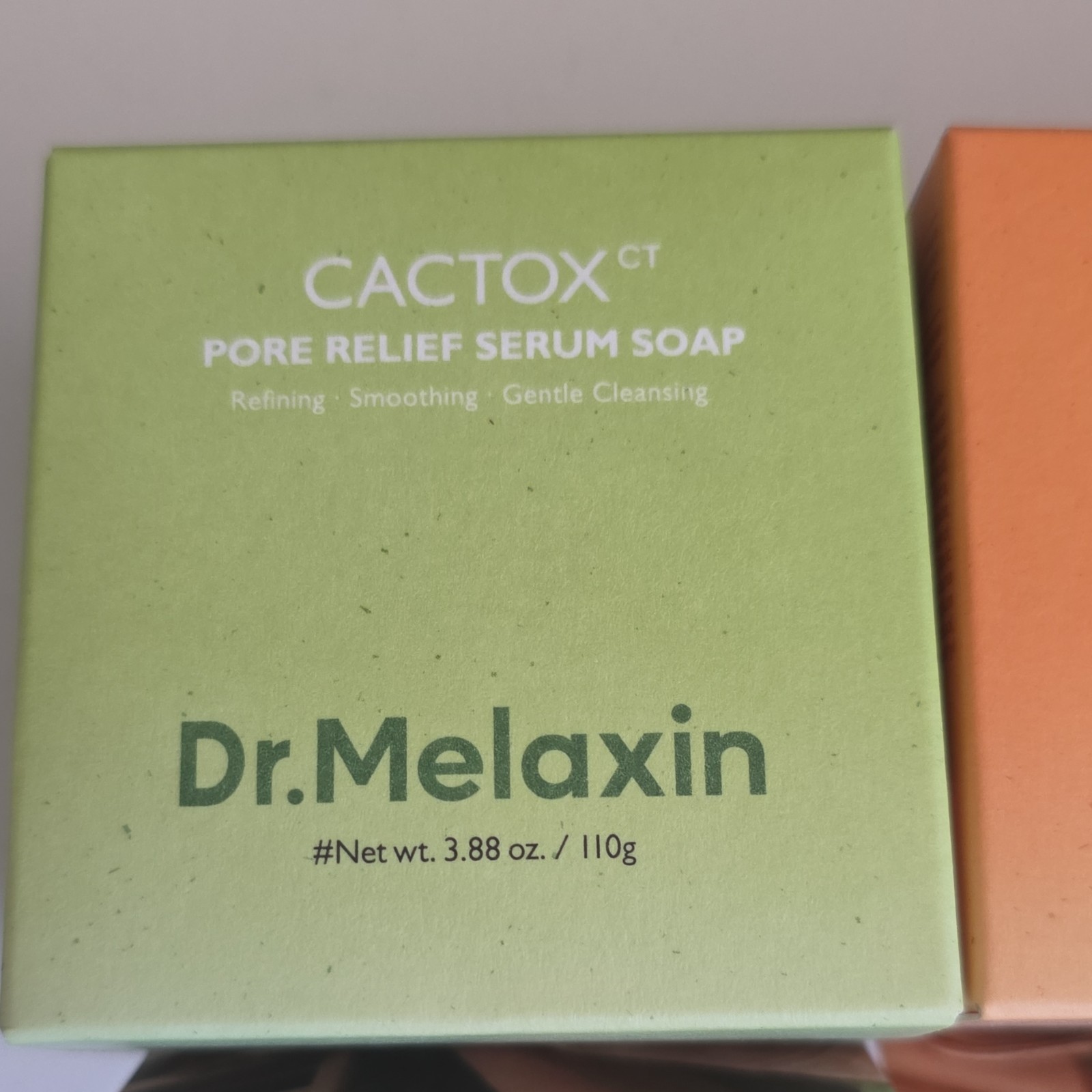 Dr.Melaxin CACTOX Serum Soap Set 2-Pack Pore Relief + Kojic Acid Turmeric 3.88oz