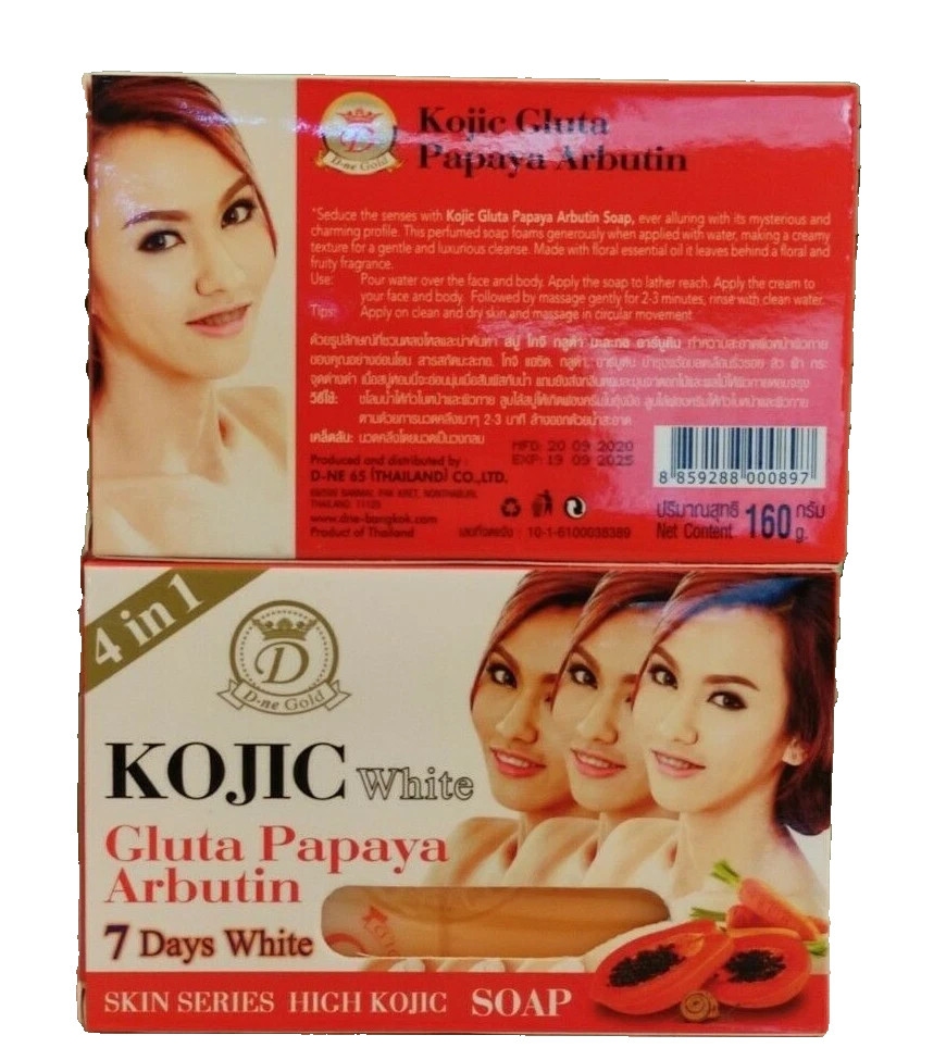 1x Gluta PAPAYA Arbutin 7days Soap. Clear spot 1pc