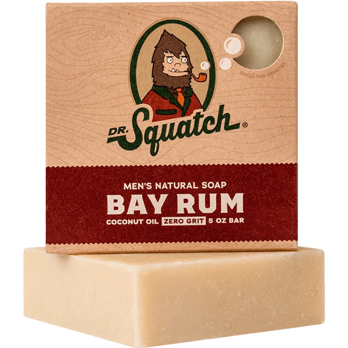 All Natural Bar Soap for Men with Zero Grit Bay Rum Scent