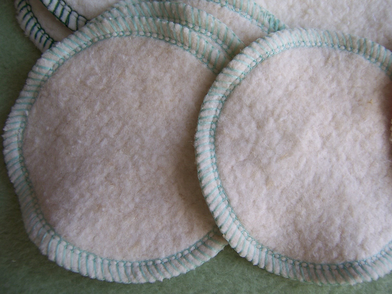 Hemp Organic Cotton Facial Cleansing Rounds Pads Washable Reusable Eco Friendly