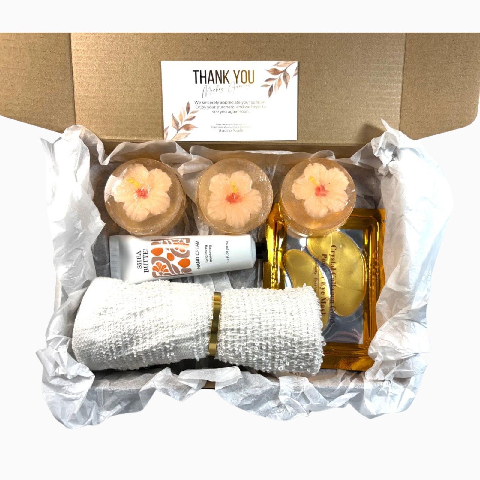 Handmade Floral Soap Bar 1.6 oz Natural oils scented handcrafted Soap Gift Set