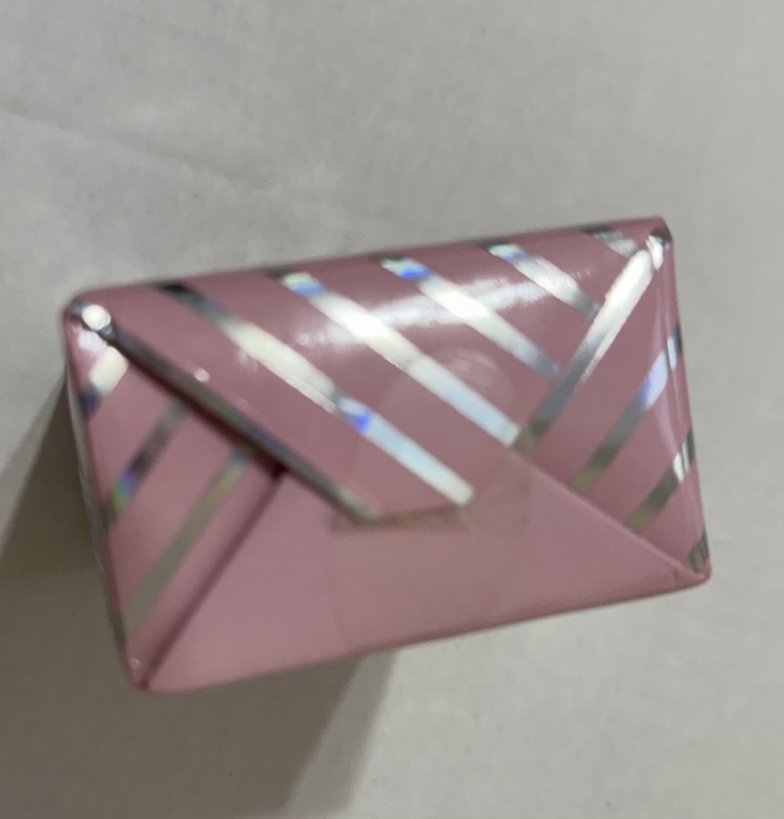 Nicole Miller Soap Bar Peppermint 10.6 Oz LARGE Pink Red Package Candy Cane