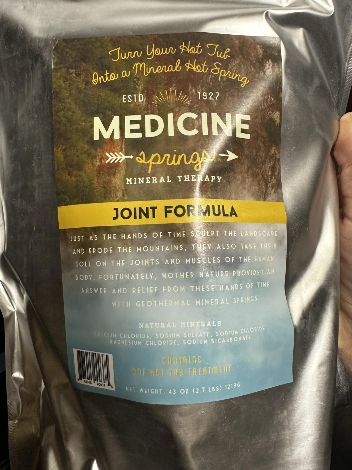 Medicine Springs Bath Tub Mineral Therapy Joint (2 Soaks) Dead sea Minerals h…