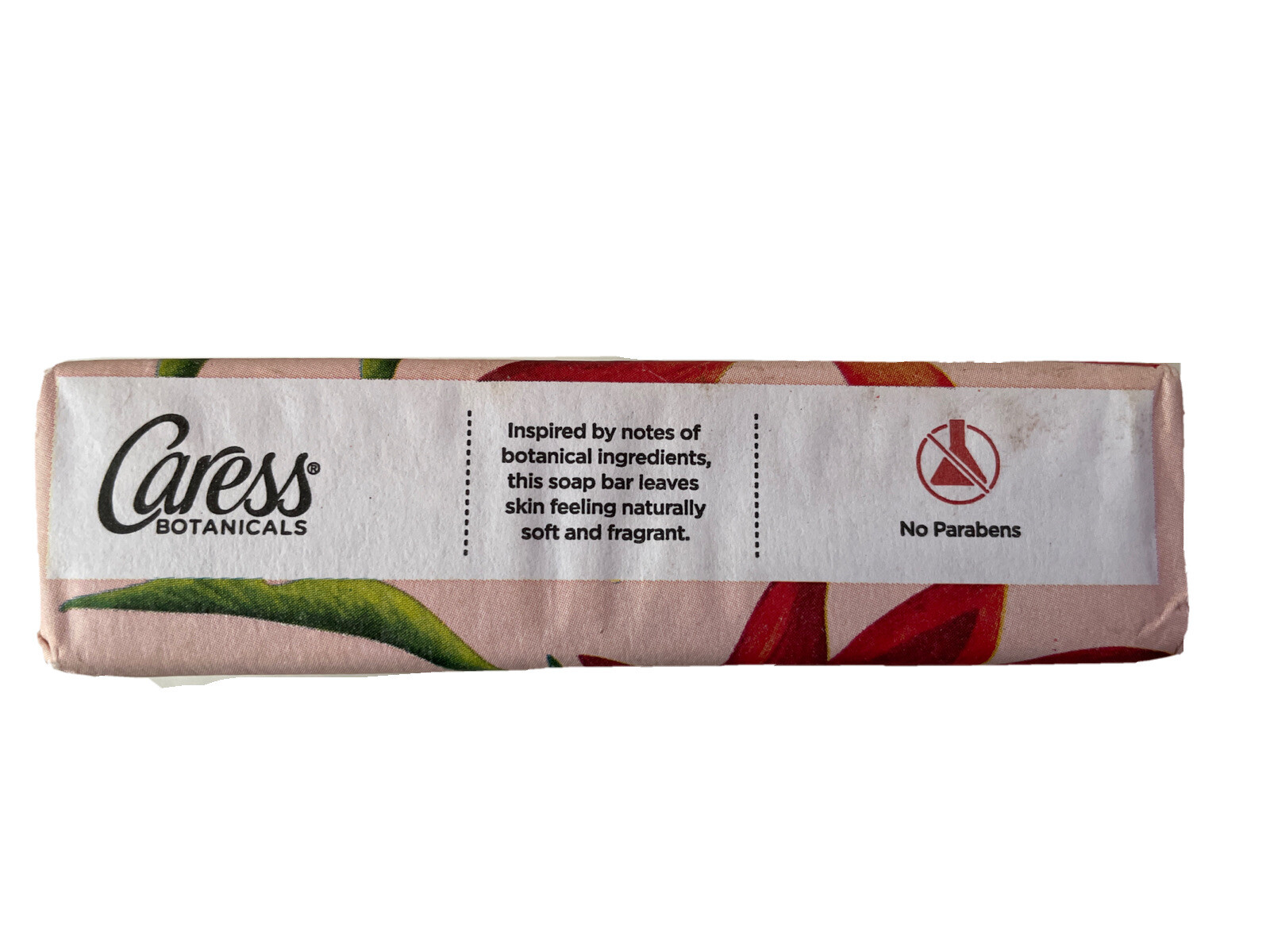 Lot of 4 Caress Botanicals Lotus & Red Clay Soap Bars Paraben Free 5 oz each