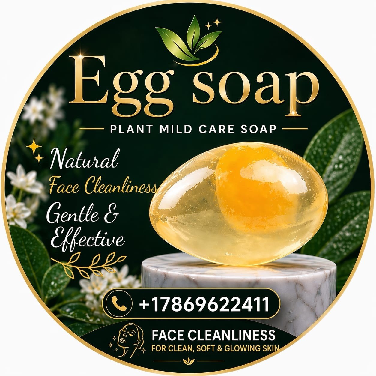 Original Savon ZE Collagen Organic Egg Soap Cleansing Bar 100g Whitening