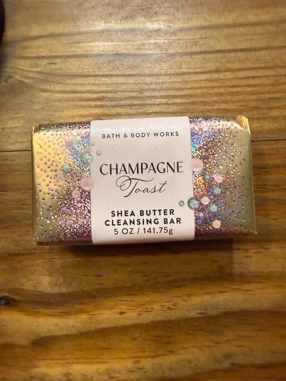 BATH & BODY WORKS SHEA BUTTER CLEANSING BAR AND LOTION CHAMPAGNE TOAST