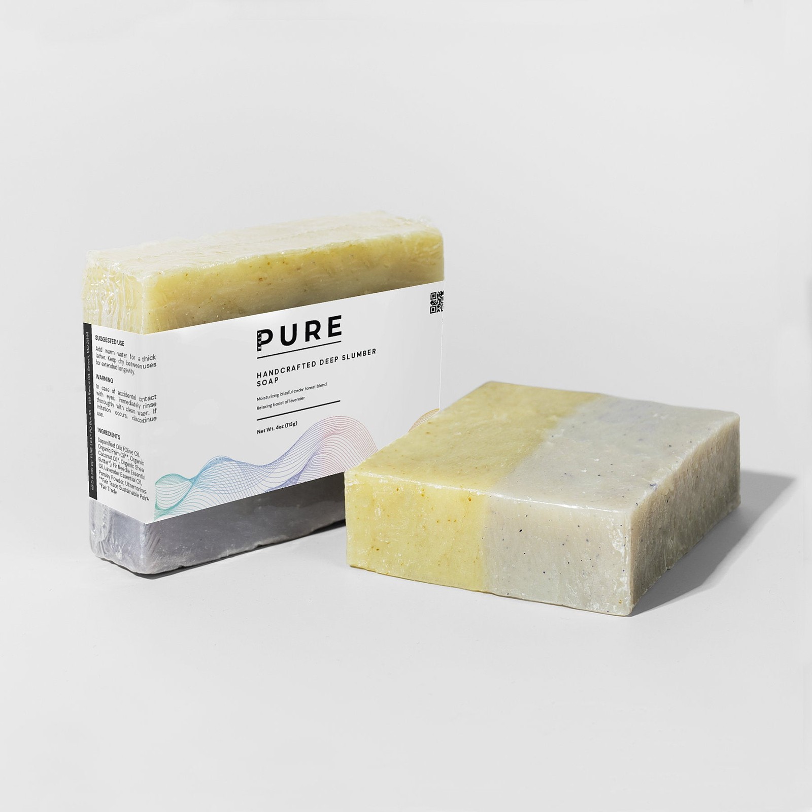 PURE LIFE Handcrafted Deep Slumber Soap Bar – 4 oz