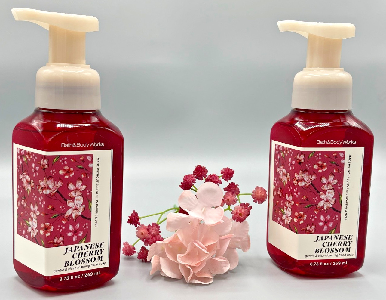Bath & Body Works Japanese Cherry Blossom Hand Soap Lot 2 GENTLE & CLEAN