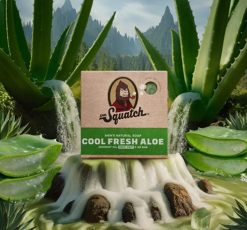 Dr Squatch Bar Soap Cool Fresh Aloe Fast Shipping from USA