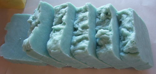 OCEAN WATER HANDMADE SHEA BUTTER SOAP 6 LARGE BARS