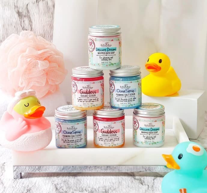Unicorn Dreams Whipped Bath Soap – Travel Size 3.2oz mango & pineapple with a…