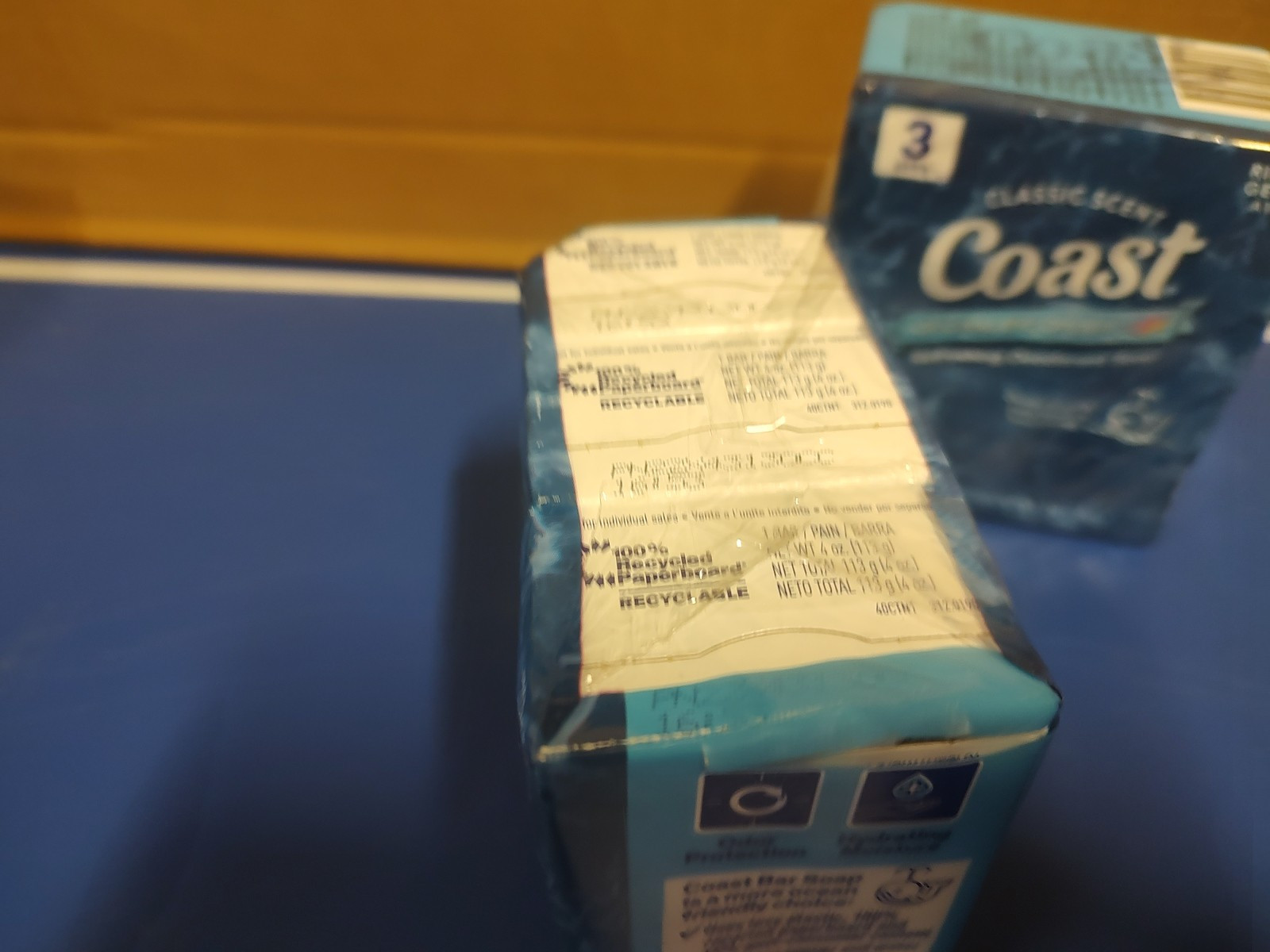 2 Ea Coast Classic Scent 3 Bars Of Soap, 4oz, Tot 6 Bars