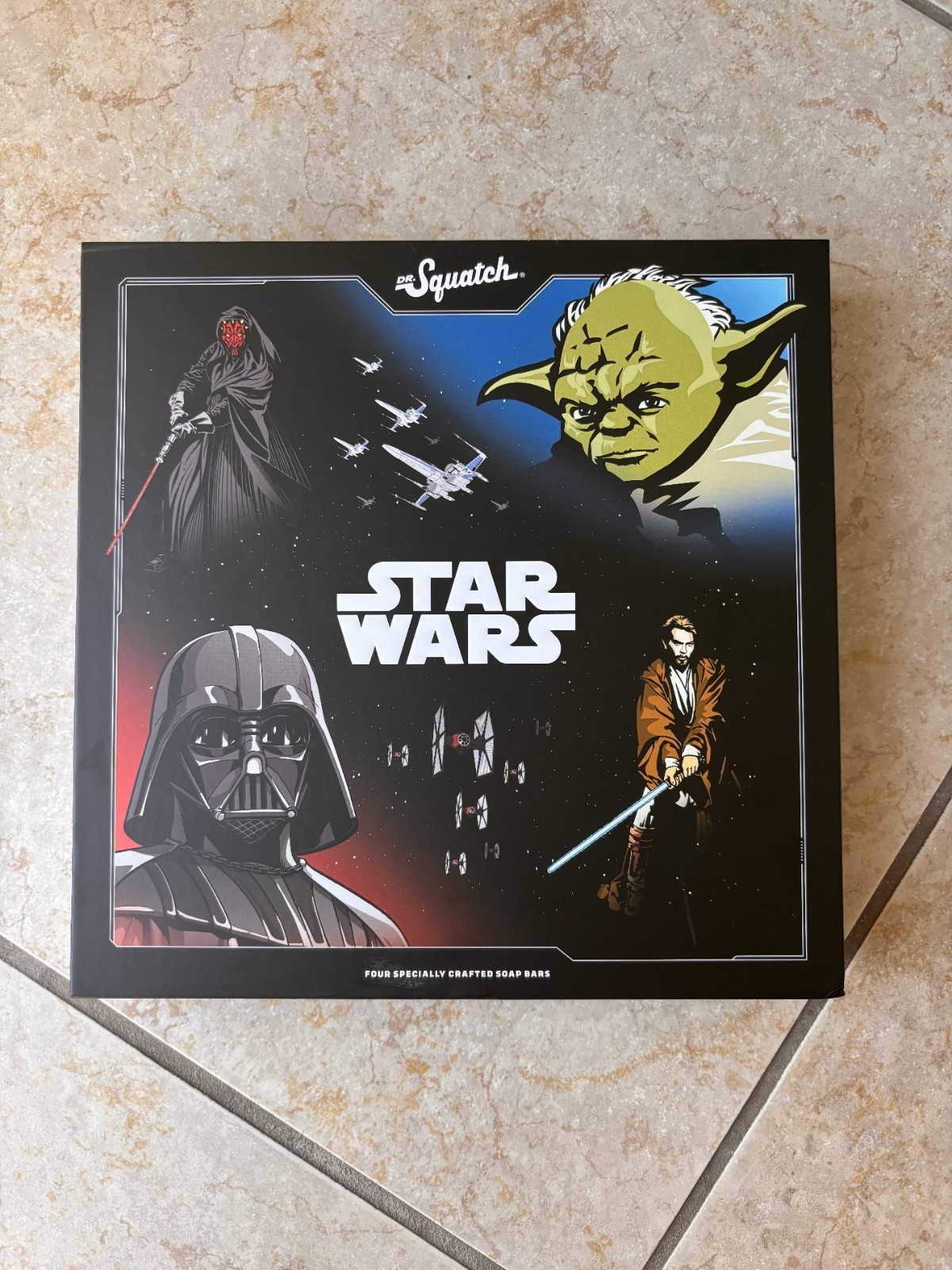 Dr. Squatch Star Wars Limited Edition Soap Set Collection 1 Four Bricks NEW 🔥