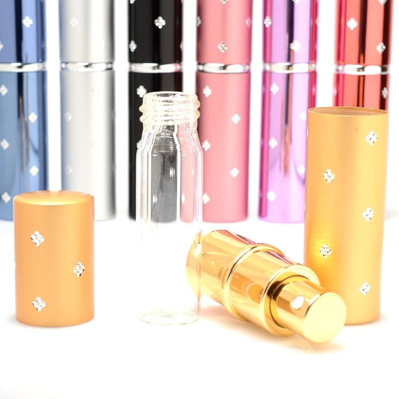 10 ML Reusable Travel Perfume Spray Bottle Refillable Empty Scent Atomizer Case
