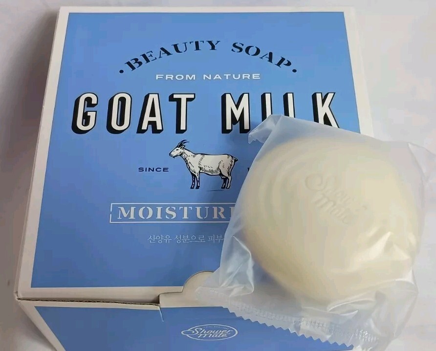 Shower Mate Goat Milk Beauty Soap 12 Bars 3.17 Oz Each