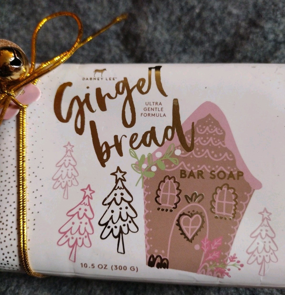 Dabney Lee Luxury Bath Bar Soap Gingerbread Scent Holiday Shelf Life 07-16-2024