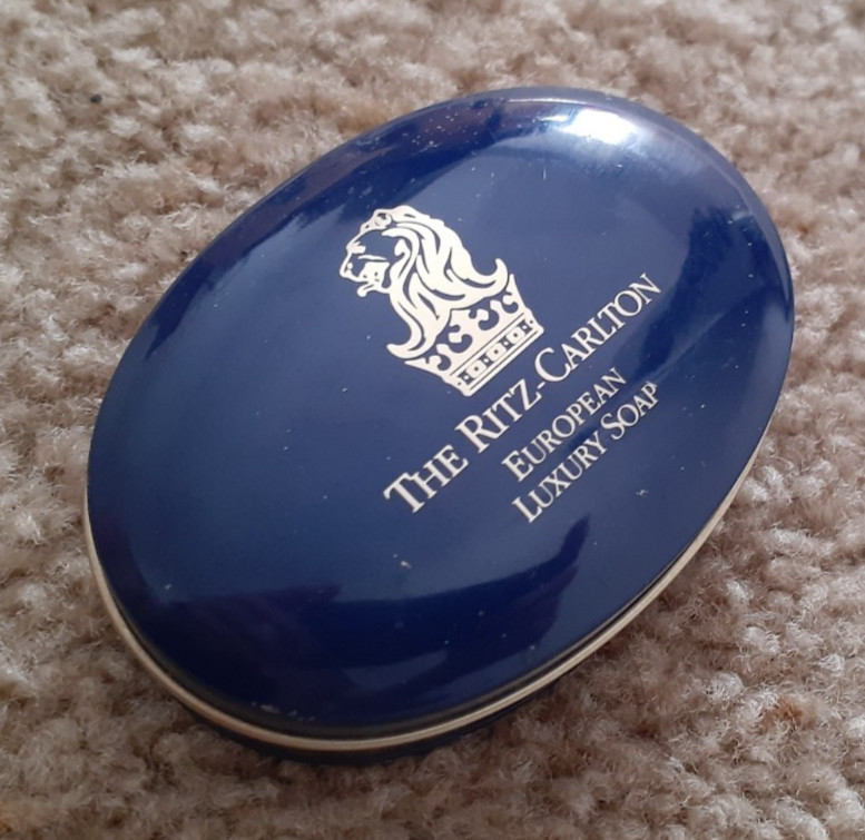 The Ritz-Carlton European Luxury Soap (unused) Tin w/soap Germany