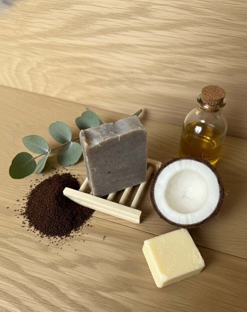Coffee Eucalyptus Shea Butter Soap