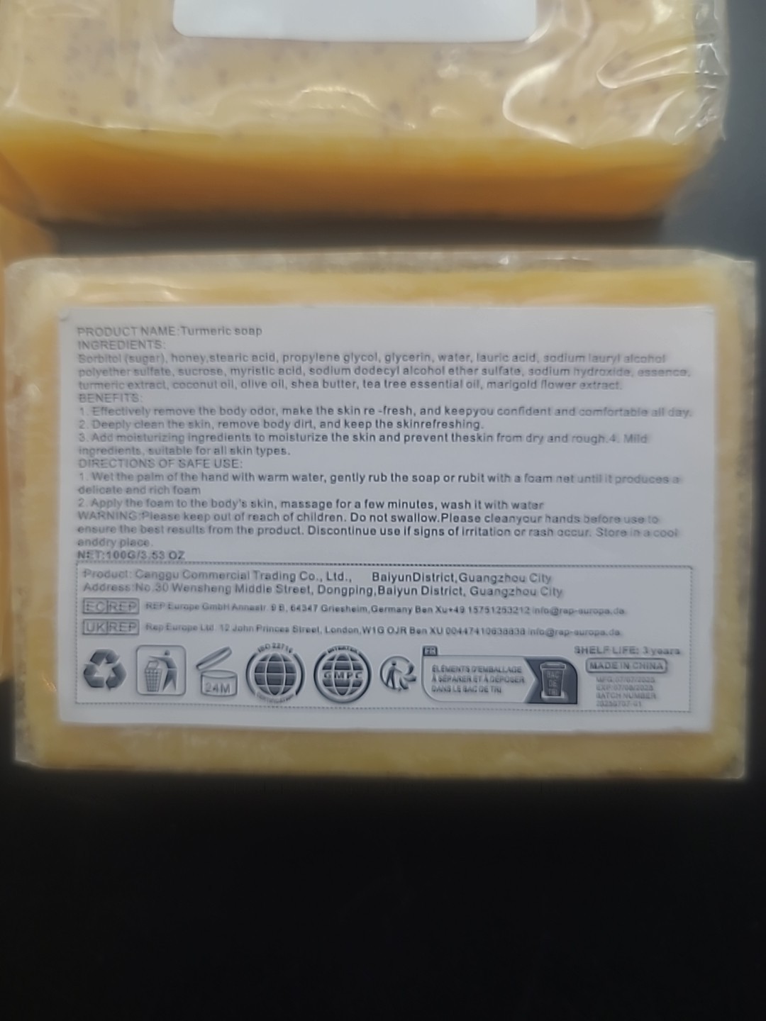 10 X Turmeric & Kojic Acid Brightening Soap Moisturize All Skin Dry & Rough