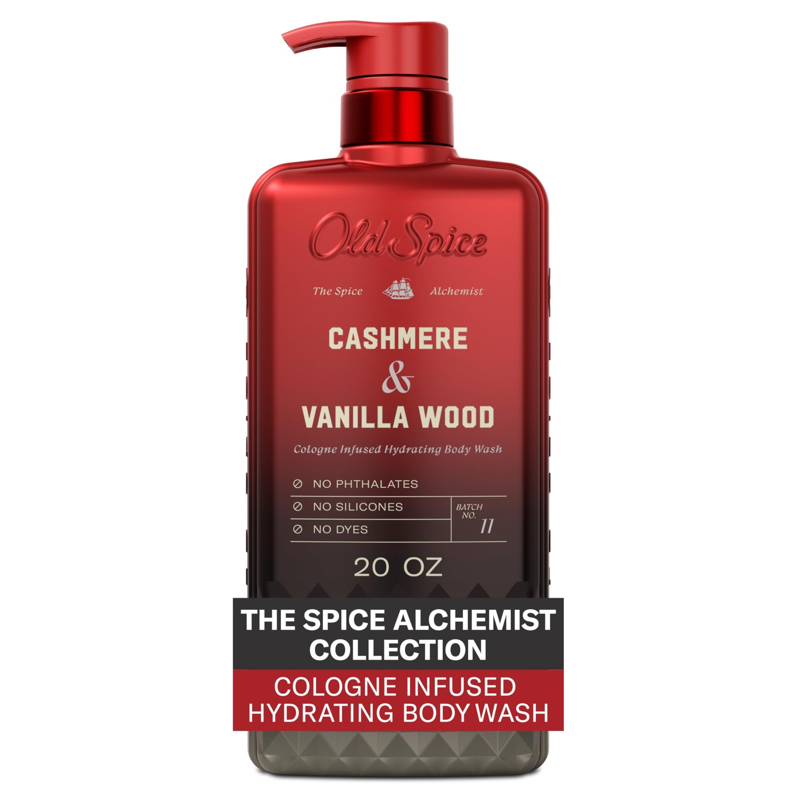 Old Spice Body Wash for Men, The Alchemist 20 Fl Oz (Pack of 1), Red
