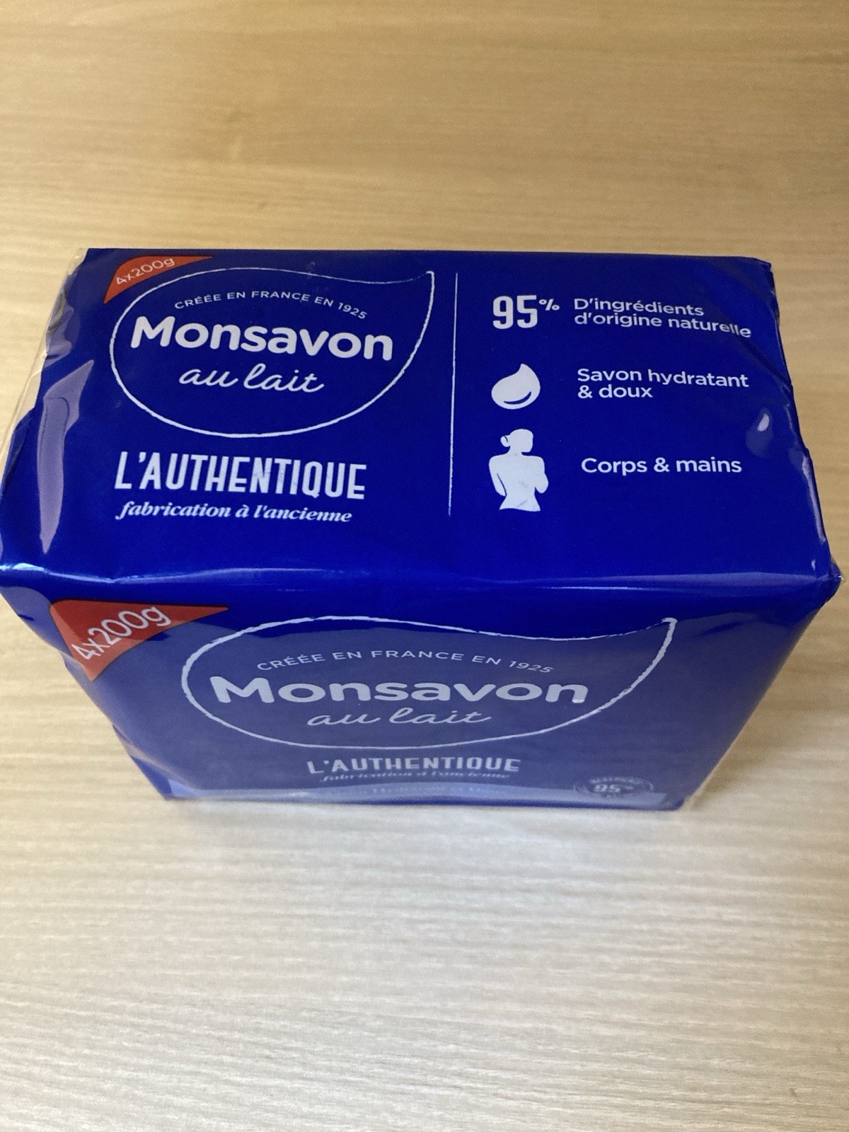 Monsavon au Lait Soap 200g each Soap Bar set of 4