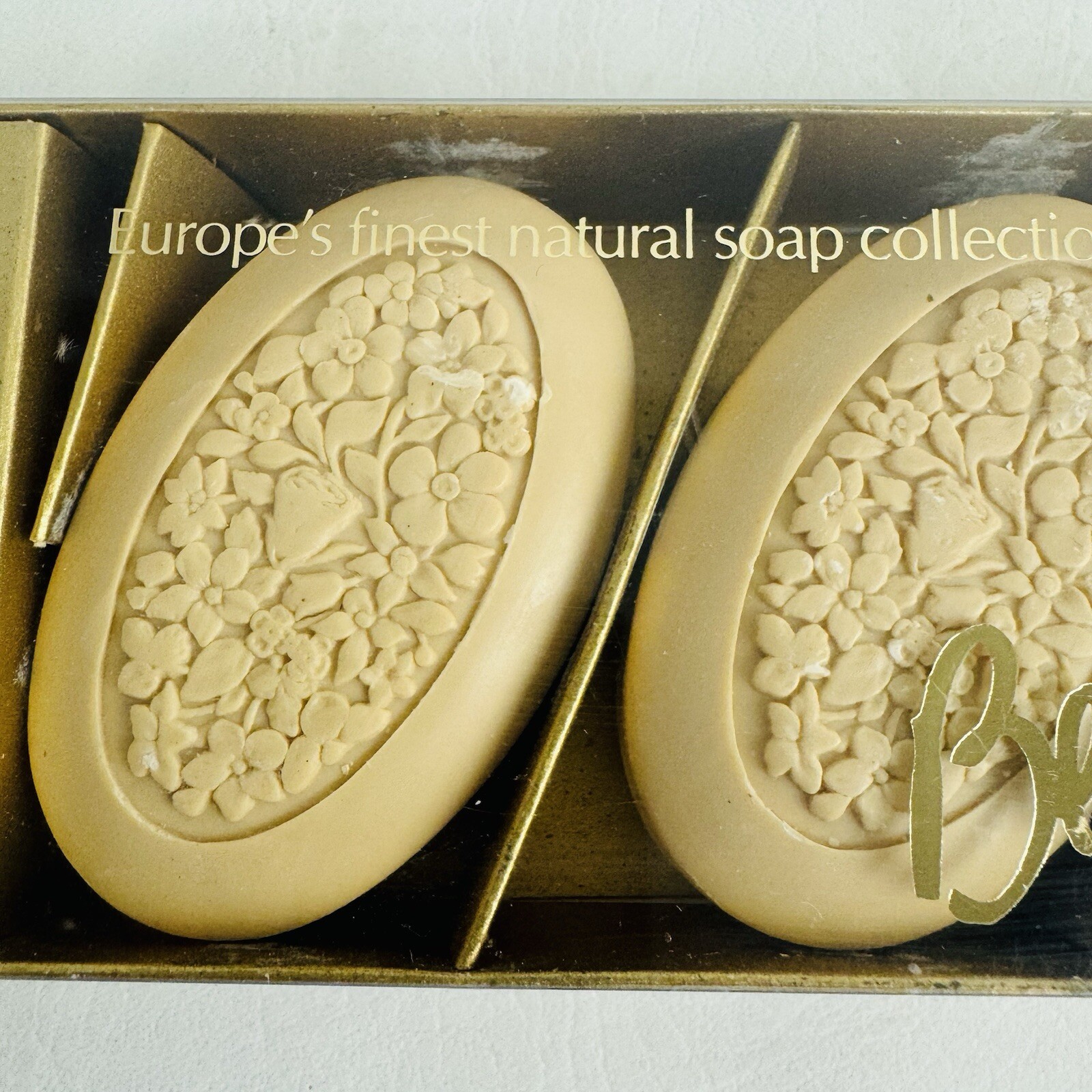 Beverly Hills Floral Soap Bars Decorative Guest Rance Scented Italy Set of 3 New