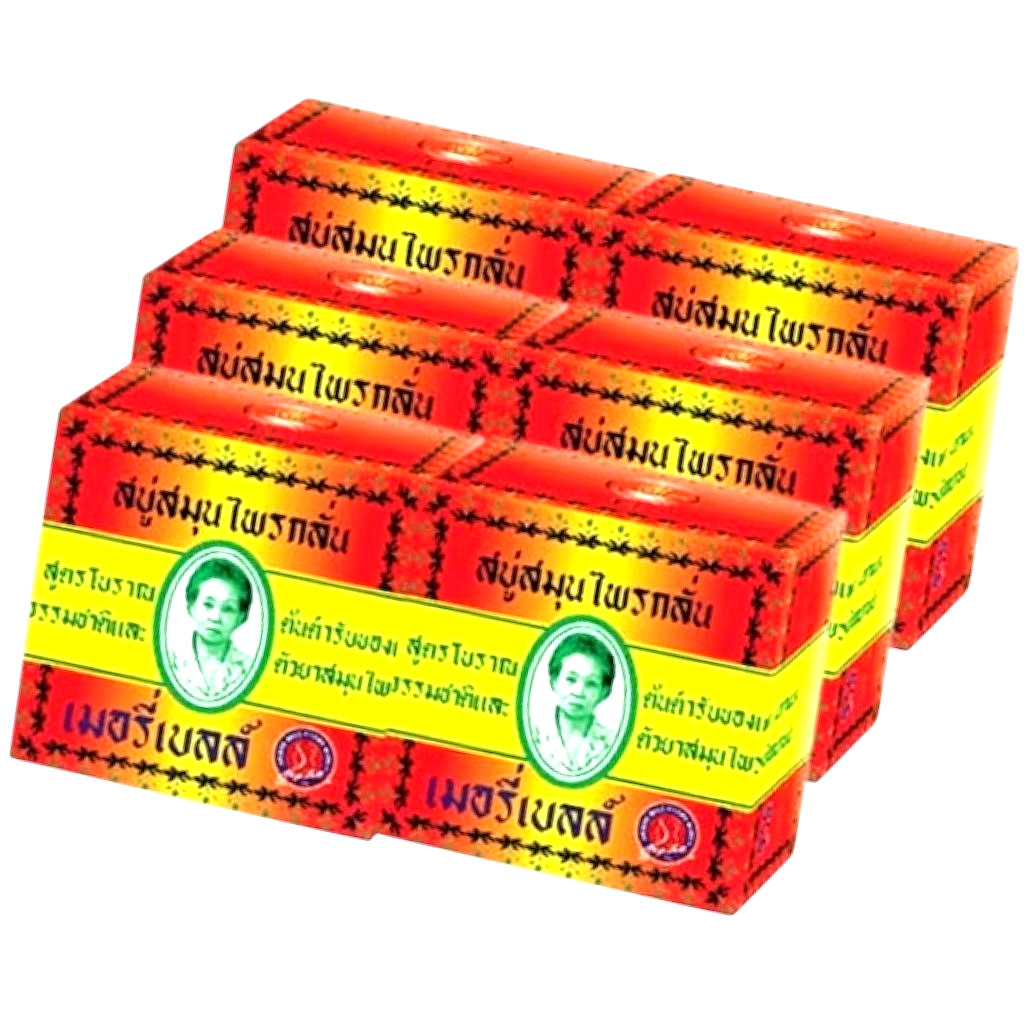 6x Madame Heng Face & Body Soap 160g. Original Herbal Premium Merry Bell Soap
