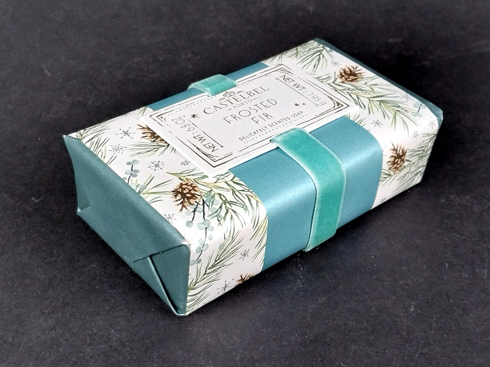 Castelbel Frosted Fir Delicately Scented Soap Bar 6.8 oz Made in Portugal – NEW!