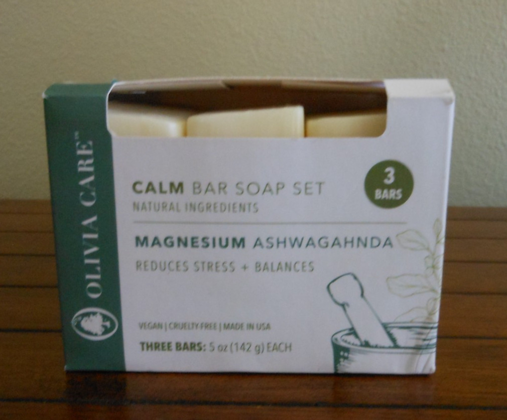 OLIVIA CARE Bar Soap Calm Magnesium Ashwagandha 3 Bars